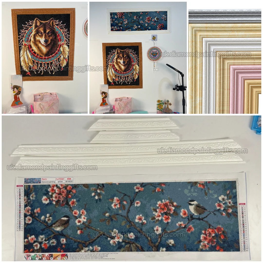 230cm DIY Diamond Painting Self Adhesive Frame(Wall line stickers multi-size suitable picture frame)