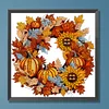 Diamond Painting-DIY Crystal Rhinestone Thanksgiving Wreath
