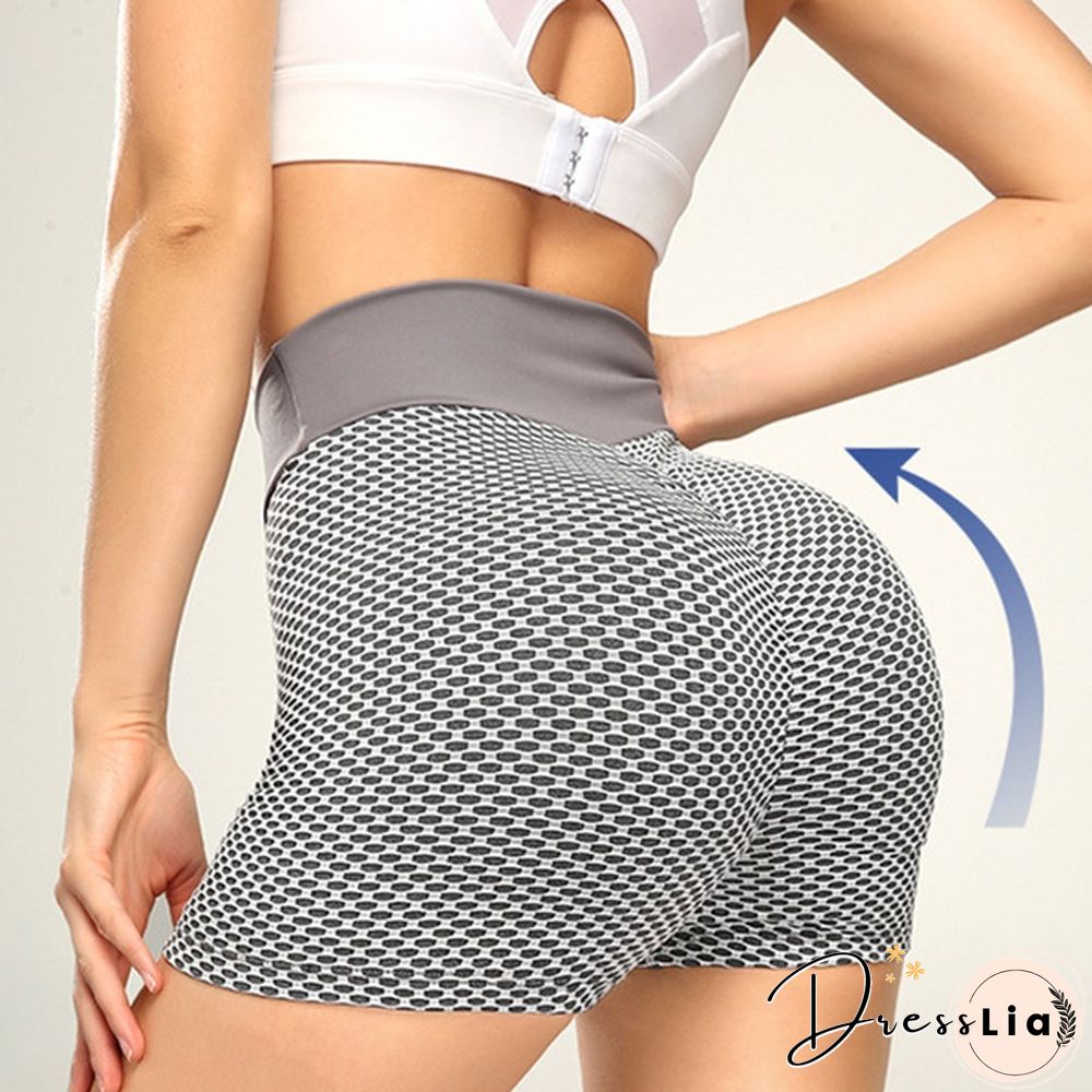 Workout Fitness Shorts Seamless Yoga Shorts Women High Waist Female Clothing Push Up Short Elasticity Breathable