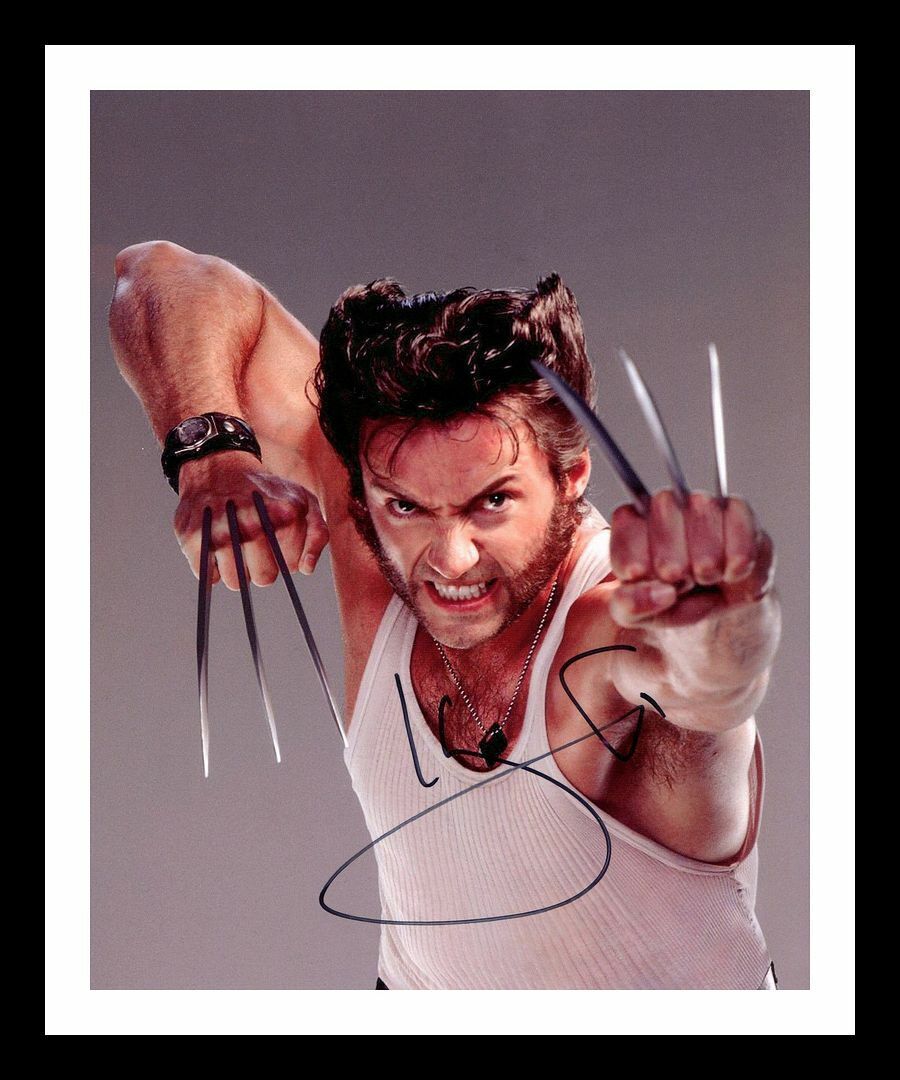 Hugh Jackman - Wolverine - X-Men Autographed Signed & Framed Photo Poster painting 2