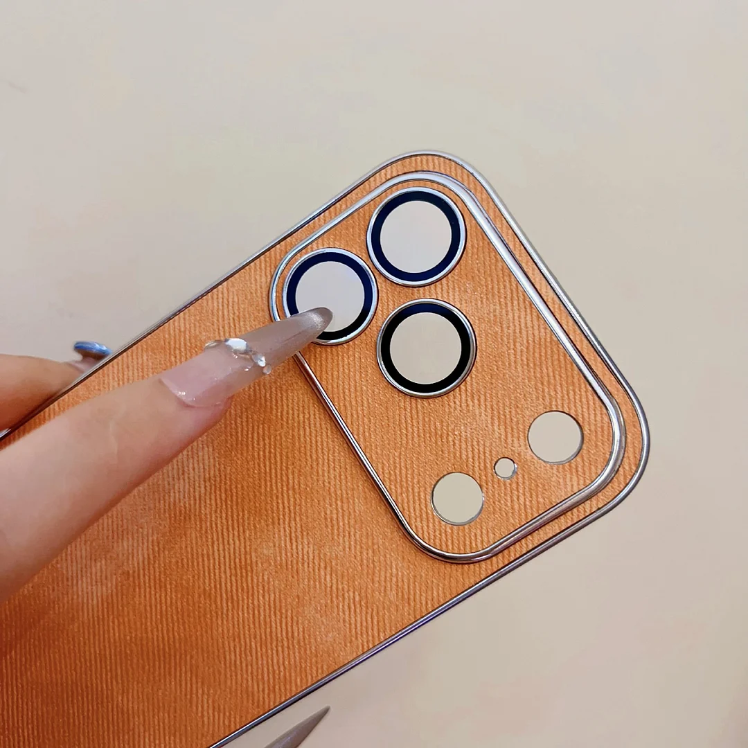 High-end denim leather texture suitable for iPhone 17 Pro max all-inclusive mobile phone case