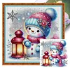 (Multi-Style) Cute Snowman-18CT Stamped Cross Stitch 30*30cm/11.81*11.81in tapestrymarket