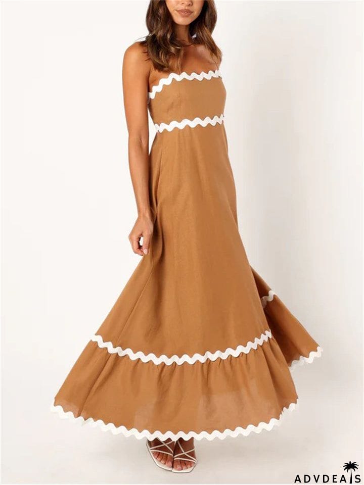 Ladies Summer New Trendy Beach Strappy Dresses