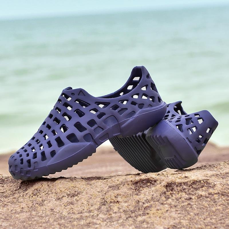 beach shoes with holes