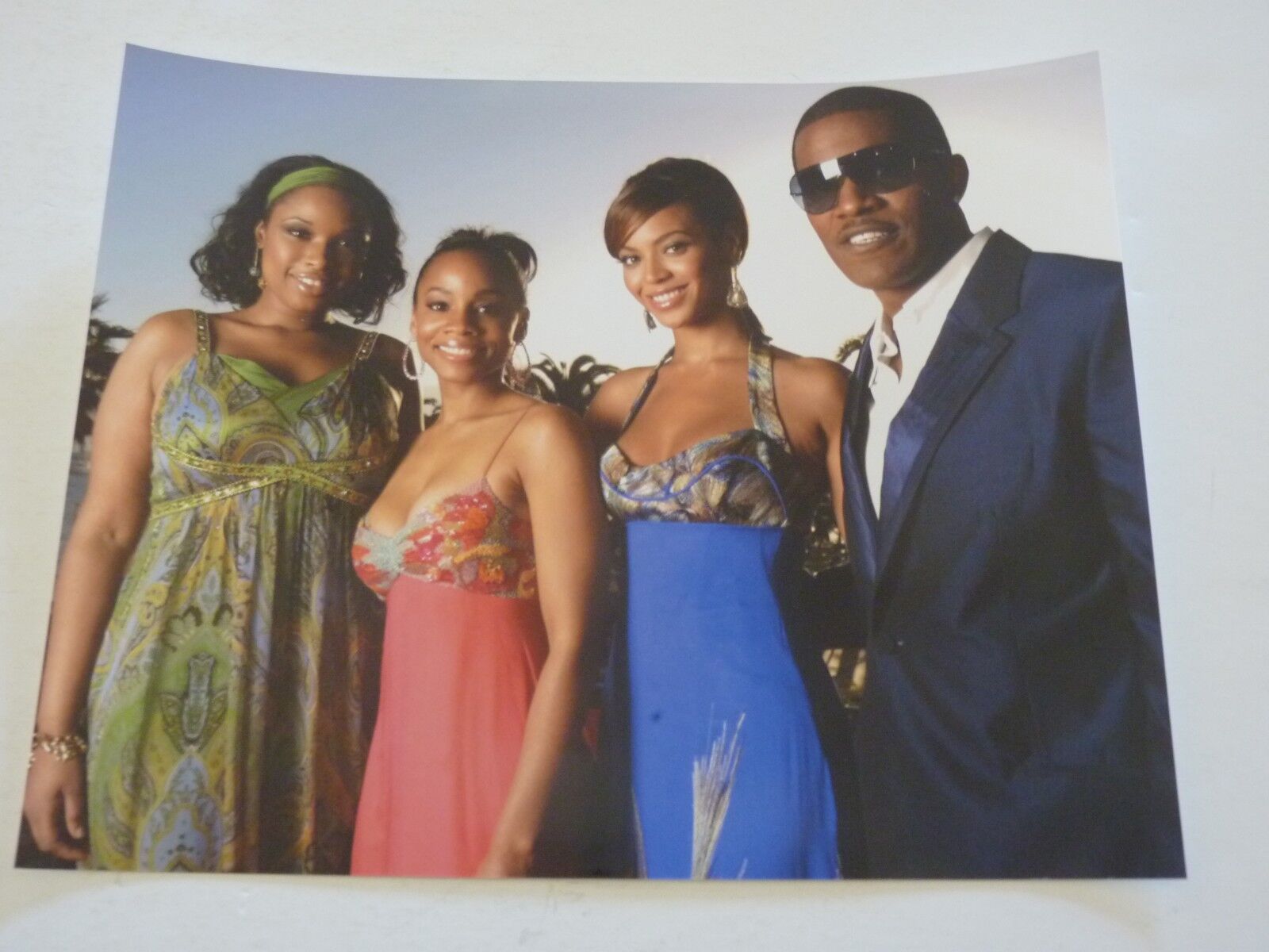 Dreamgirls Beyonce Jamie Foxx Jennifer Hudson Noni Rose 8x10 Color Promo Photo Poster painting