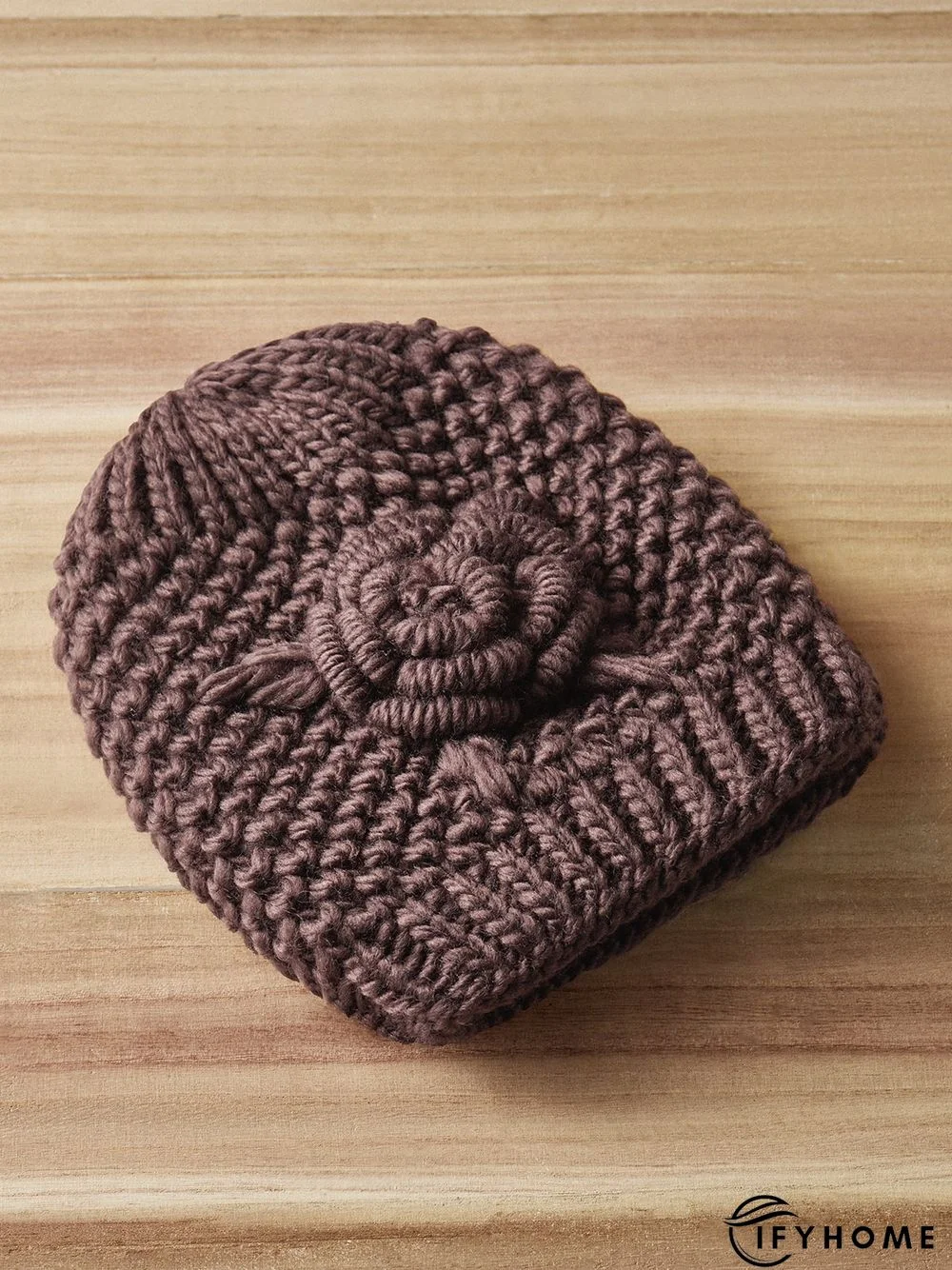 3D Flower Knitted Warm Hat | IFYHOME