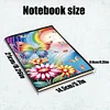 (US Local)Special Shaped Flower Butterfly Diamond Painting Journal Notebook Kit