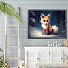 【Clearance Sale】Snow Fox-Full Round Diamond Painting 40*30CM