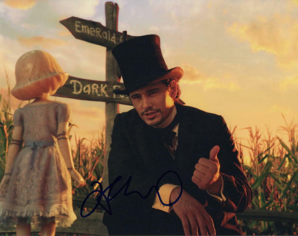 JAMES FRANCO SIGNED AUTOGRAPH 8X10 Photo Poster painting - OZ THE GREAT AND POWERFUL, 127 HOURS