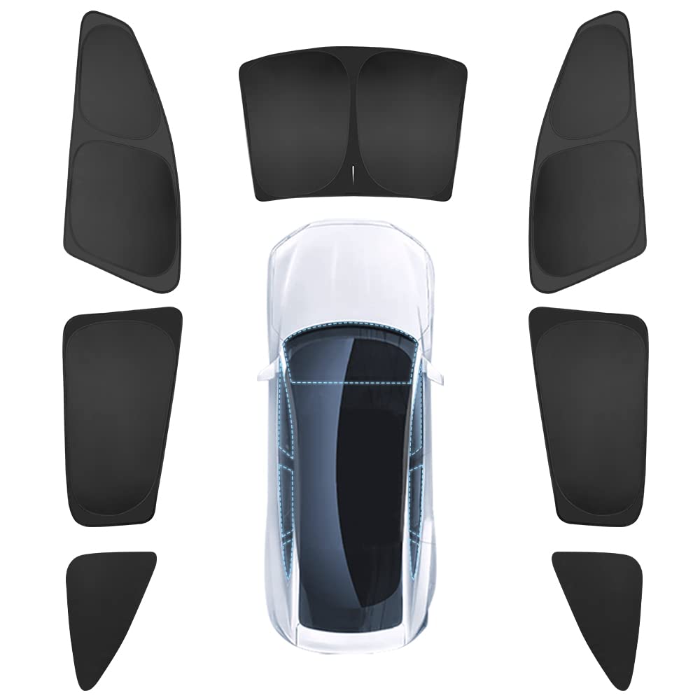 YONZEE Roof Sunshade for Tesla Model 3, Roof Skylight Glass Sun Shade Won't  Sag Foldable Sun Protection Heat Insulation Cover Sun Blocking Roof Shade  for Model 3 Accessories 2021-2023