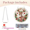 Christmas Reindeer 2D Flat DIY Diamond Painting Pendant 9.84x9.84in