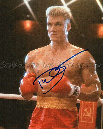 Dolph Lundgren Rocky Autographed Signed 8x10 Photo Poster painting reprint