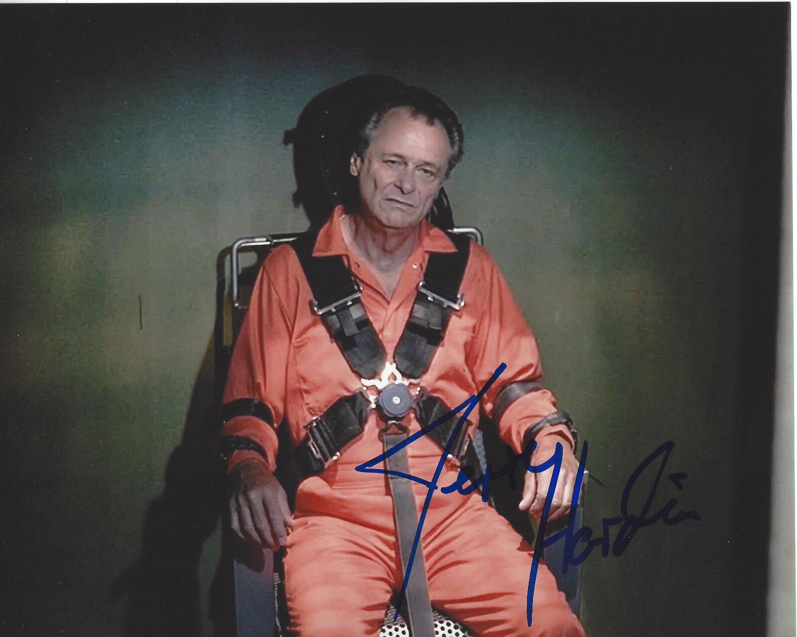 JERRY HARDIN SIGNED AUTHENTIC X-FILES 'DEEP THROAT' 8X10 Photo Poster painting w/COA ACTOR PROOF