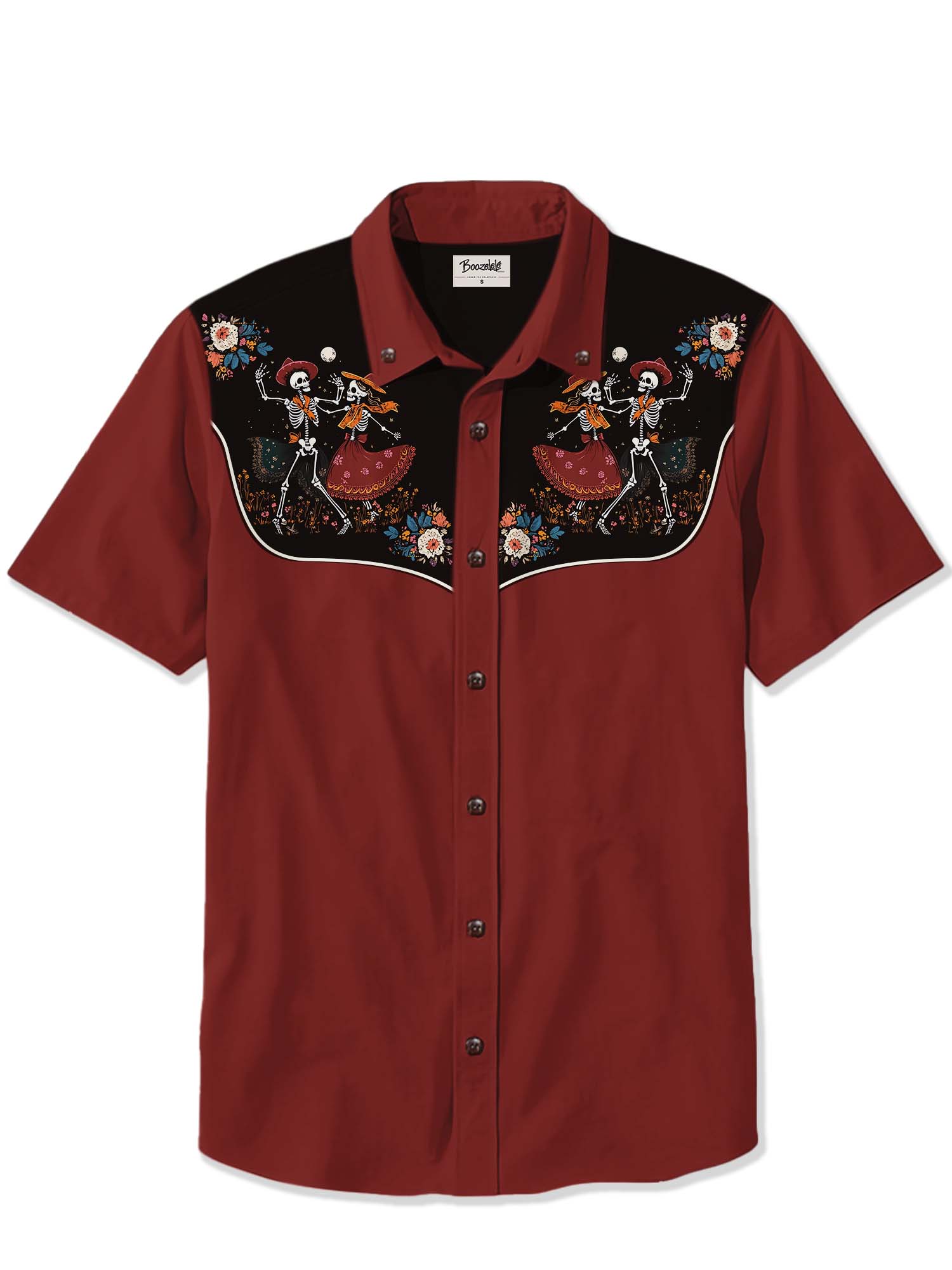Day Of The Dead Dancing - 100% Cotton Shirt