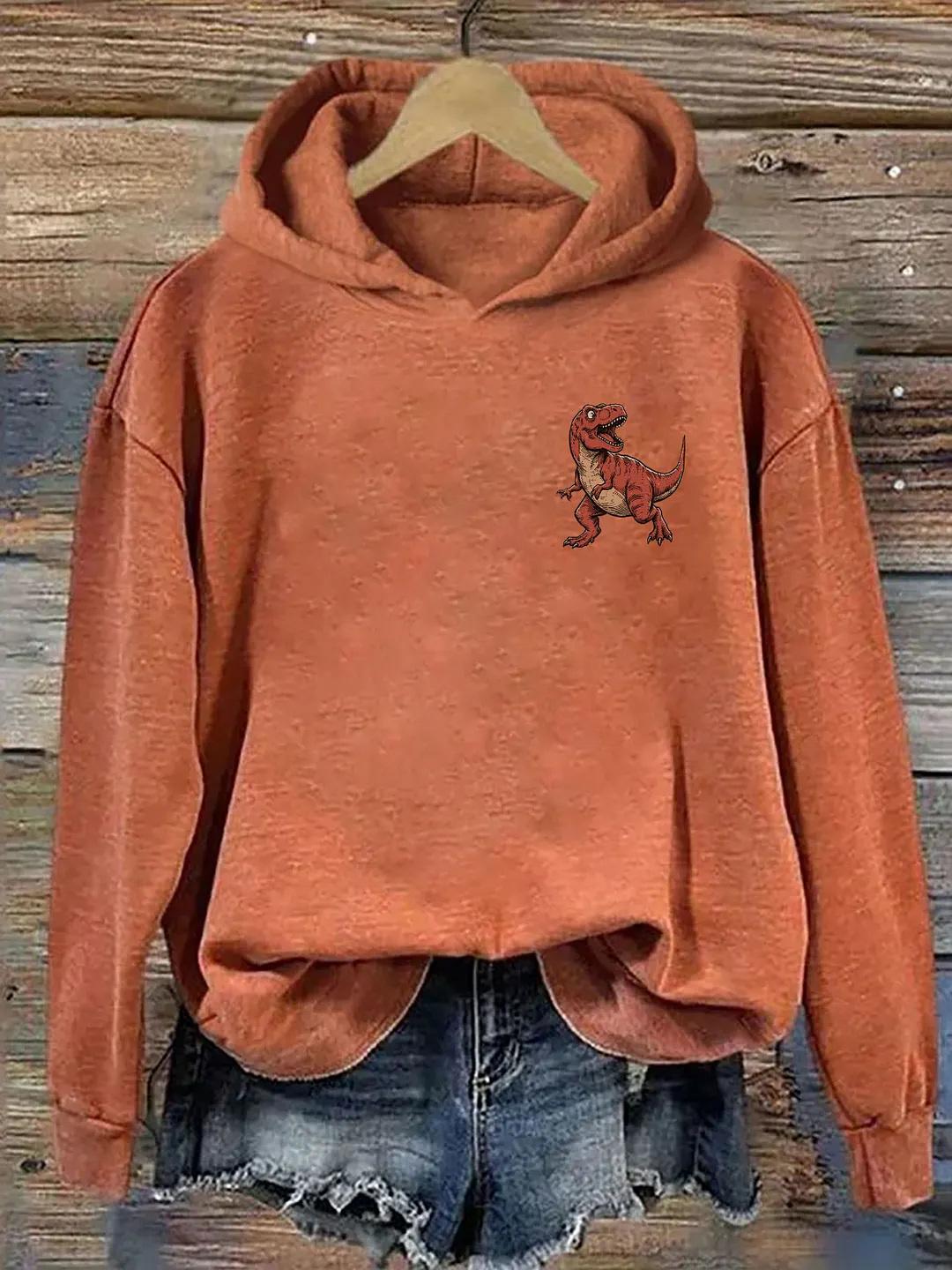 Dinosaurs Didn't Pray Funny Christian Hoodie