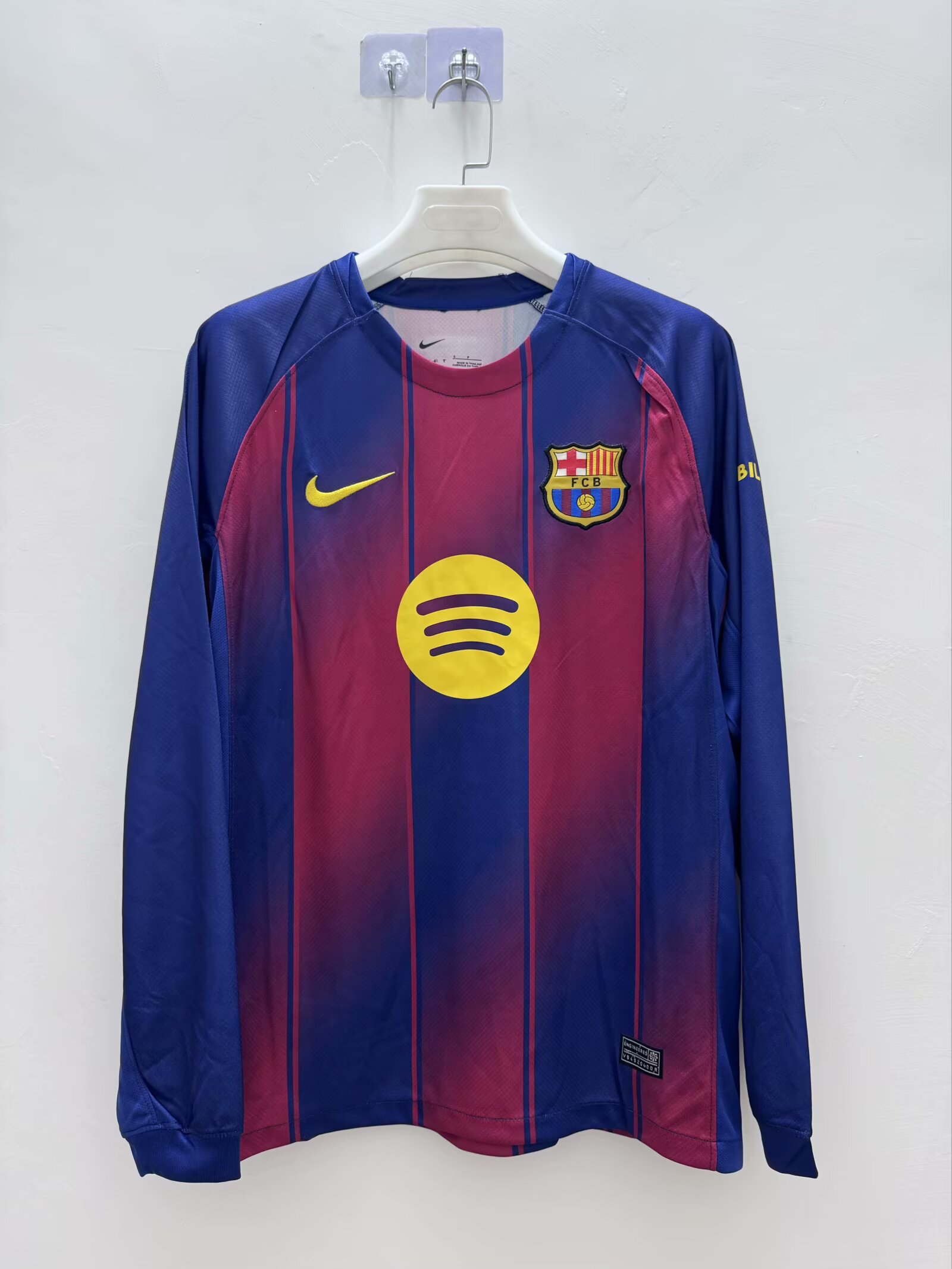 25/26 Barcelona Home Long Sleeve Football shirt Thai Quality