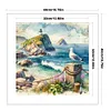 Seaside Scenery-11CT Stamped Cross Stitch 40*40cm/15.75*15.75in tapestrymarket