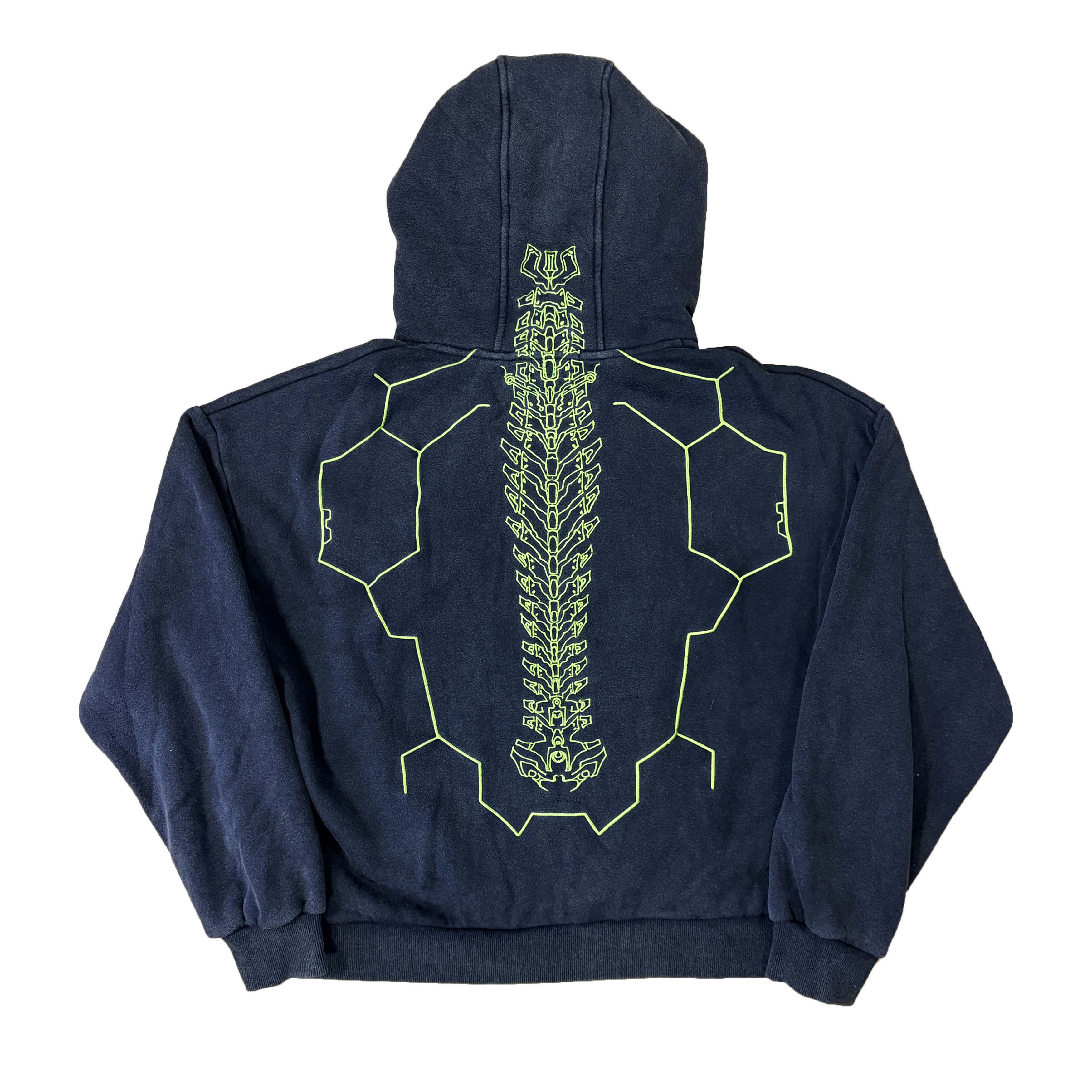 ZERO HOODIE VERSION 1 - BLACK WITH YELLOW DETAILING