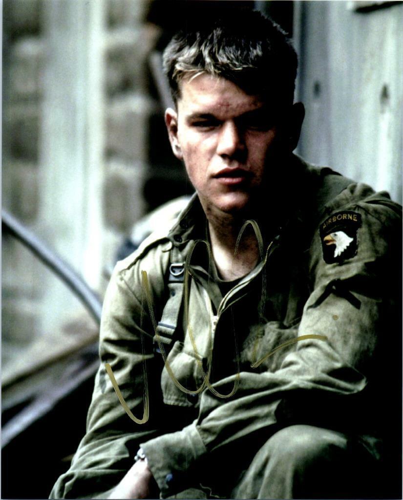 Matt Damon autographed 8x10 signed Photo Poster painting Picture Pic and COA