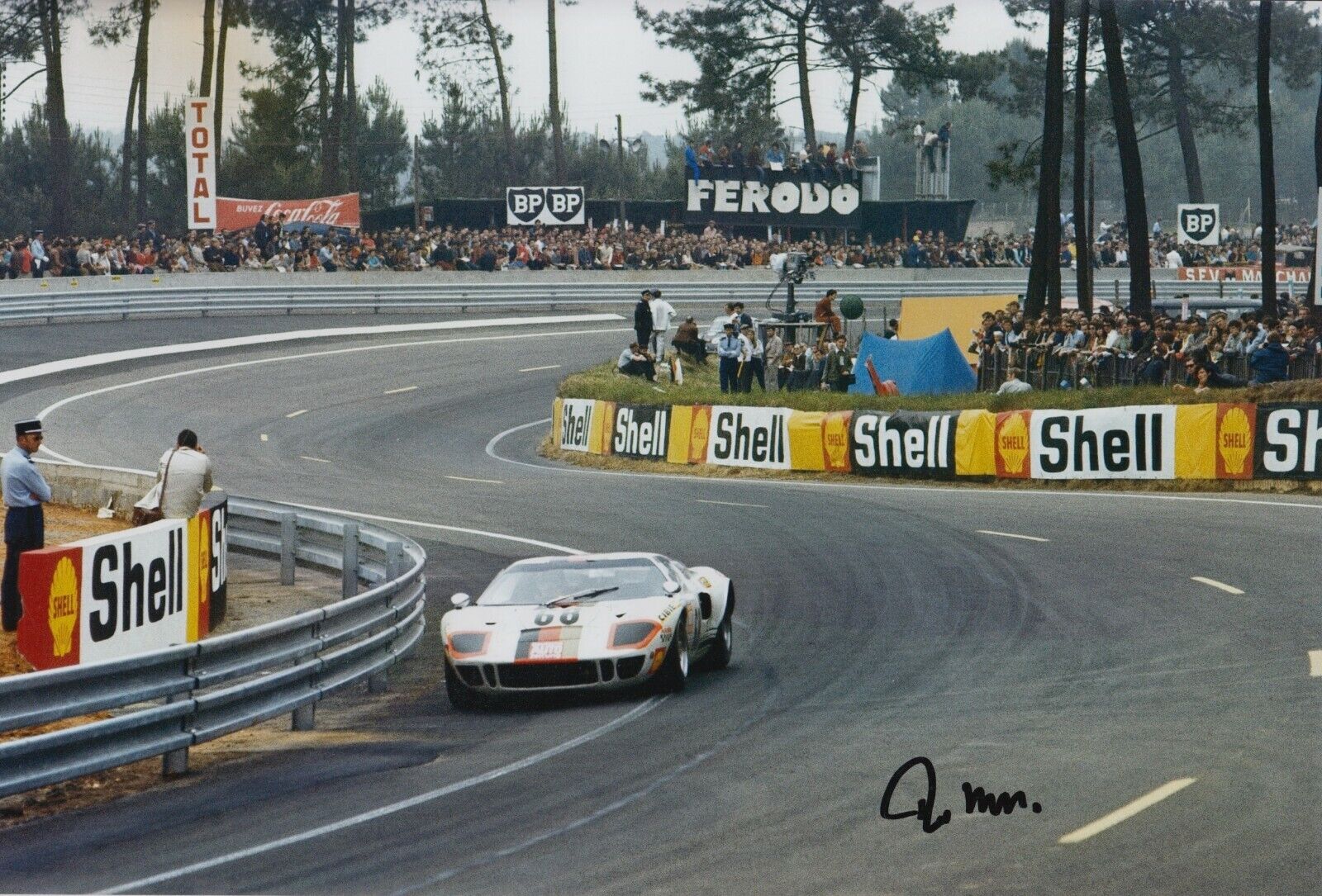 Reinhold Joest Hand Signed 12x8 Photo Poster painting - Le Mans Porsche Autograph 17.