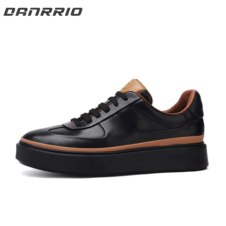 DANRRIO Leather Trend Low-top Casual Shoes | Men's Luxury Cow Leather Shoes DANRRIO.COM DANRRIO
