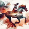 Running Horse-11CT Stamped Cross Stitch 40*40cm/15.75*15.75in tapestrymarket