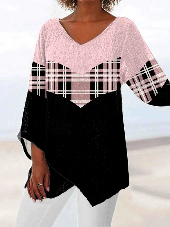 Women&#039;s Vintage Sequin Print Casual Top
