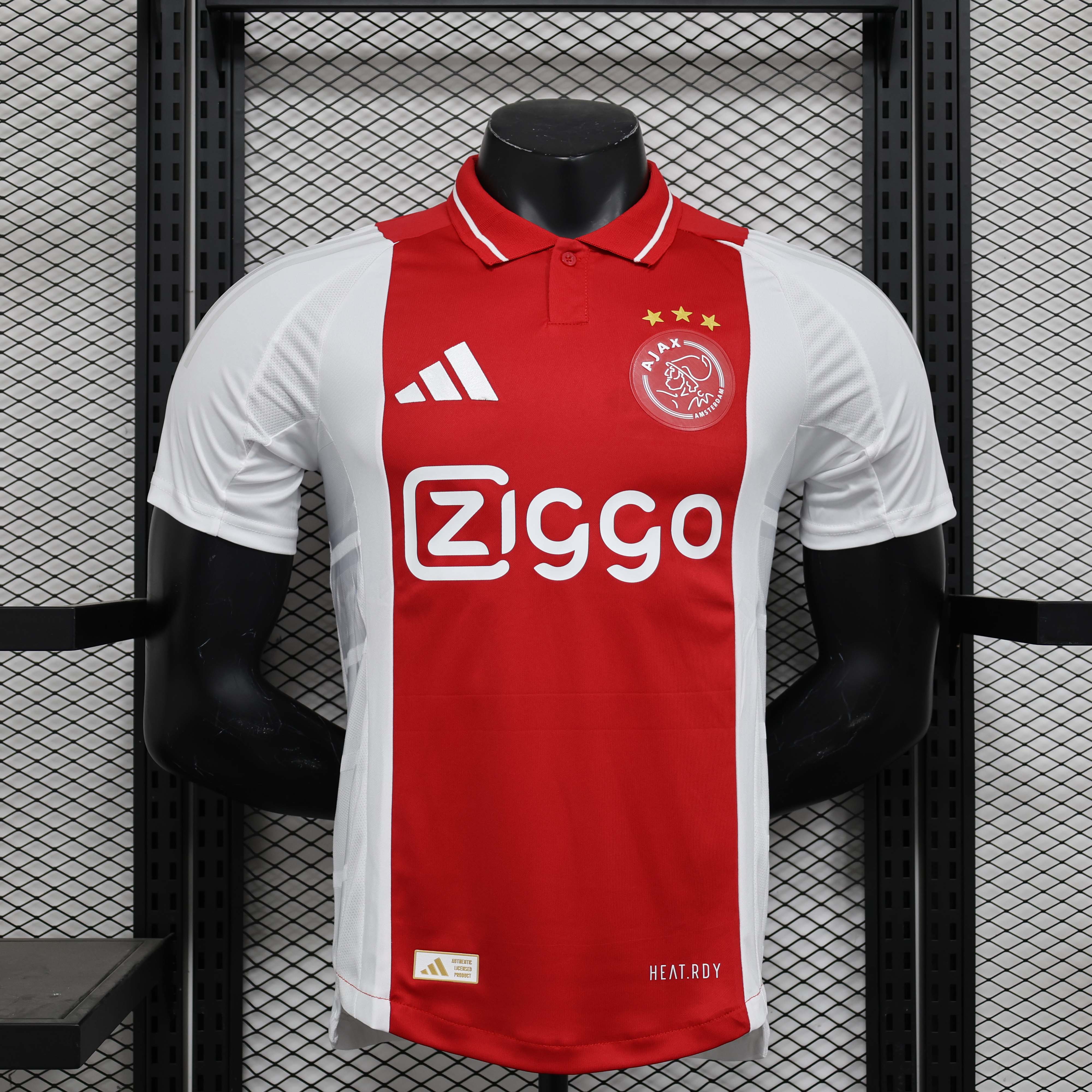 2024-2025 Player Version Ajax Amsterdam Home Football Shirt 1:1 Thai Quality