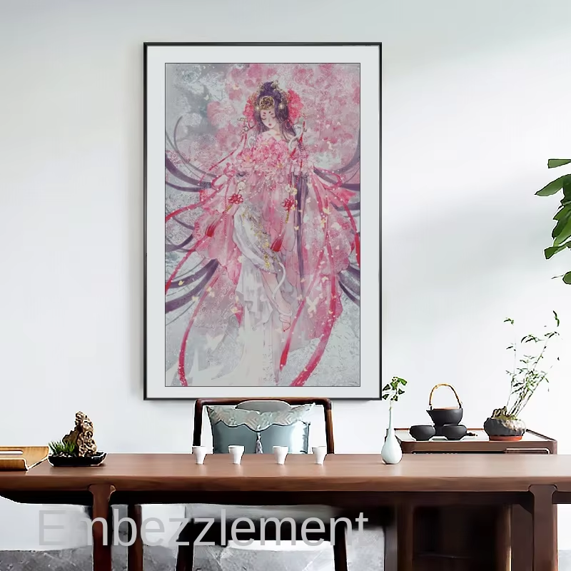 1set DIY Printed Cross Stitch Kit 【JJ1788 Furong Stone (Large Edition)】printed (stamped) cross-stitch Painting Fairy Cross Stitch