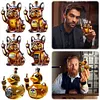 Prank Duck Glass Wine Bottle Middle Finger Whisky Dog Bottle Decanter for Bar