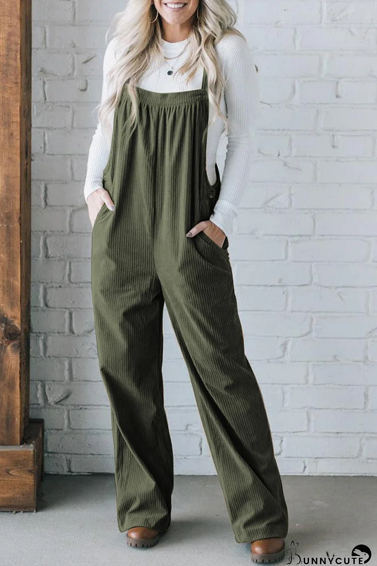 Lightweight Corduroy Jumpsuit