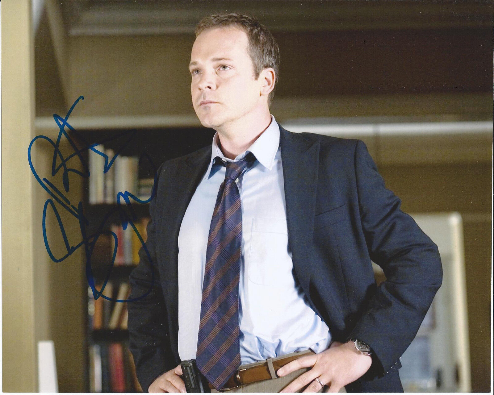 PETER SARSGAARD HAND SIGNED AUTHENTIC JARHEAD GARDEN STATE 8X10 Photo Poster painting w/COA