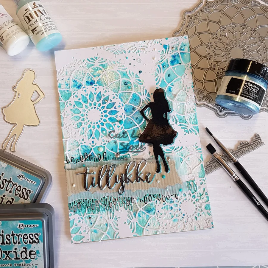 Nigikala Woman Character Metal Cutting Dies Scrapbooking Stencil Die Cuts Card Making Decorative Craft Embossing New Dies For 2023