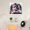 Halloween Mermaid Princess Witch-11CT Stamped Cross Stitch 40*40cm/15.75*15.75in