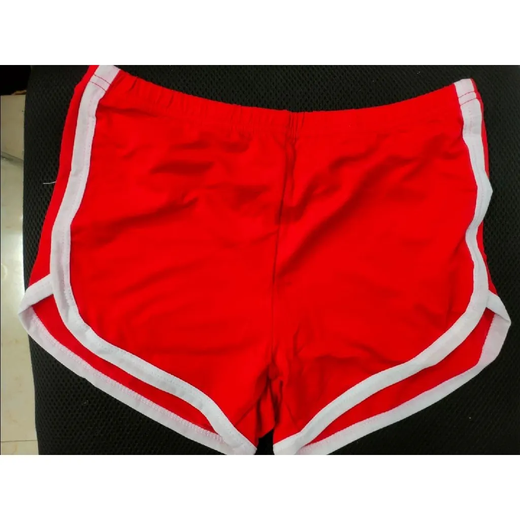 Uveng Uveng 01 Sports Shorts Women Summer Leisure Fashion Streamline Cotton Three Point Pants New Korean Version Of Beach Hot Pants