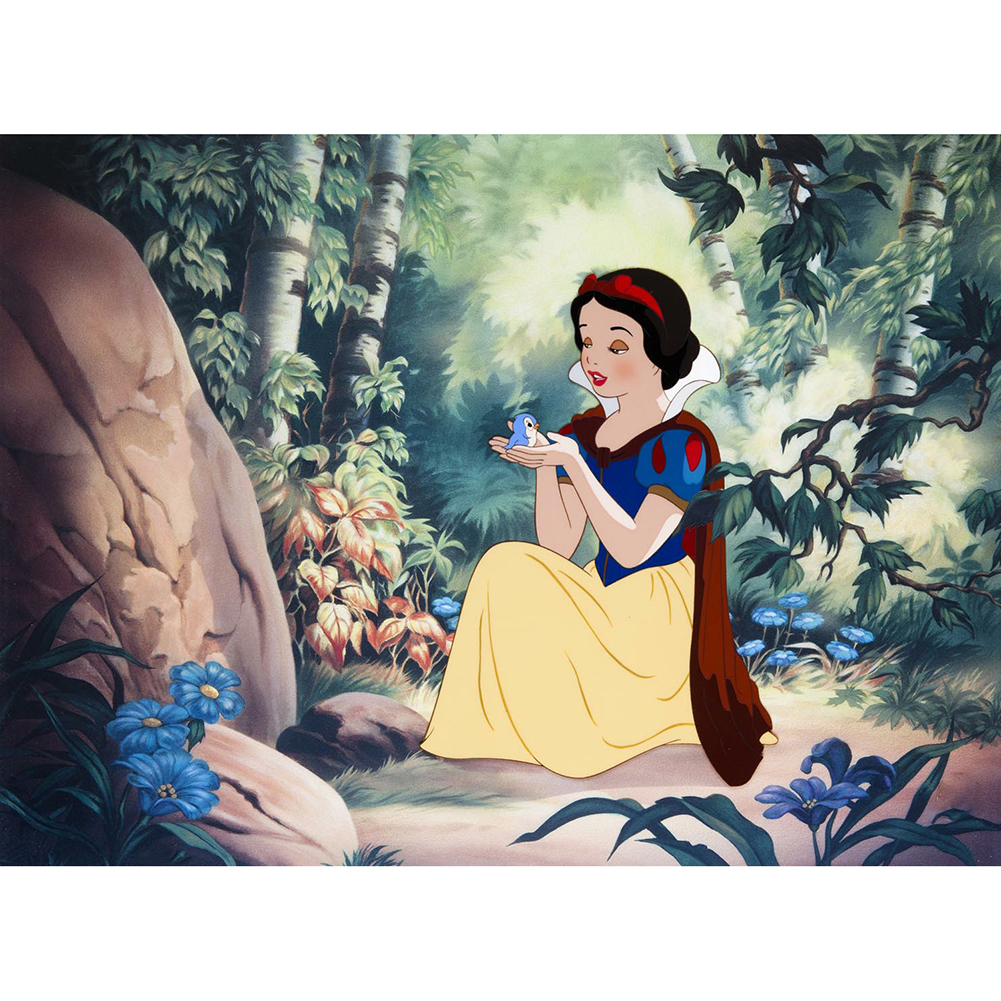 

50*40CM - Round Drill Diamond Painting - Sweet Princess, 501 Original