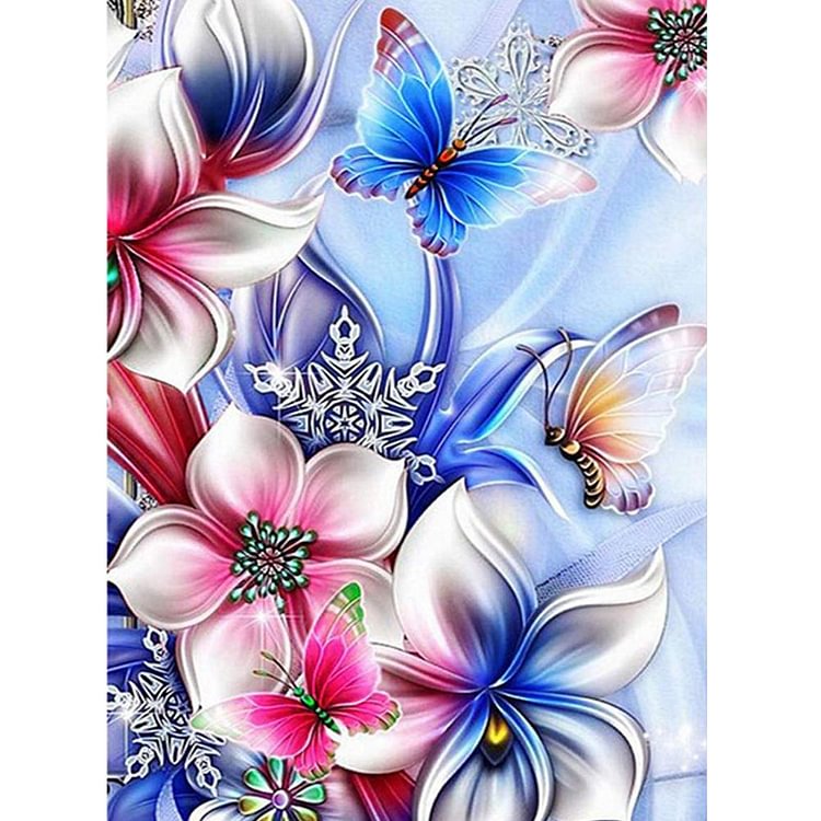 Butterfly Special Part Drill Diamond Painting 30X25CM(Canvas) gbfke