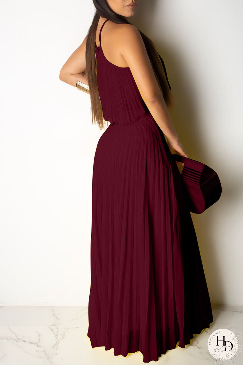 Pink Fashion Sexy Sleeveless Skirt Two-piece Set