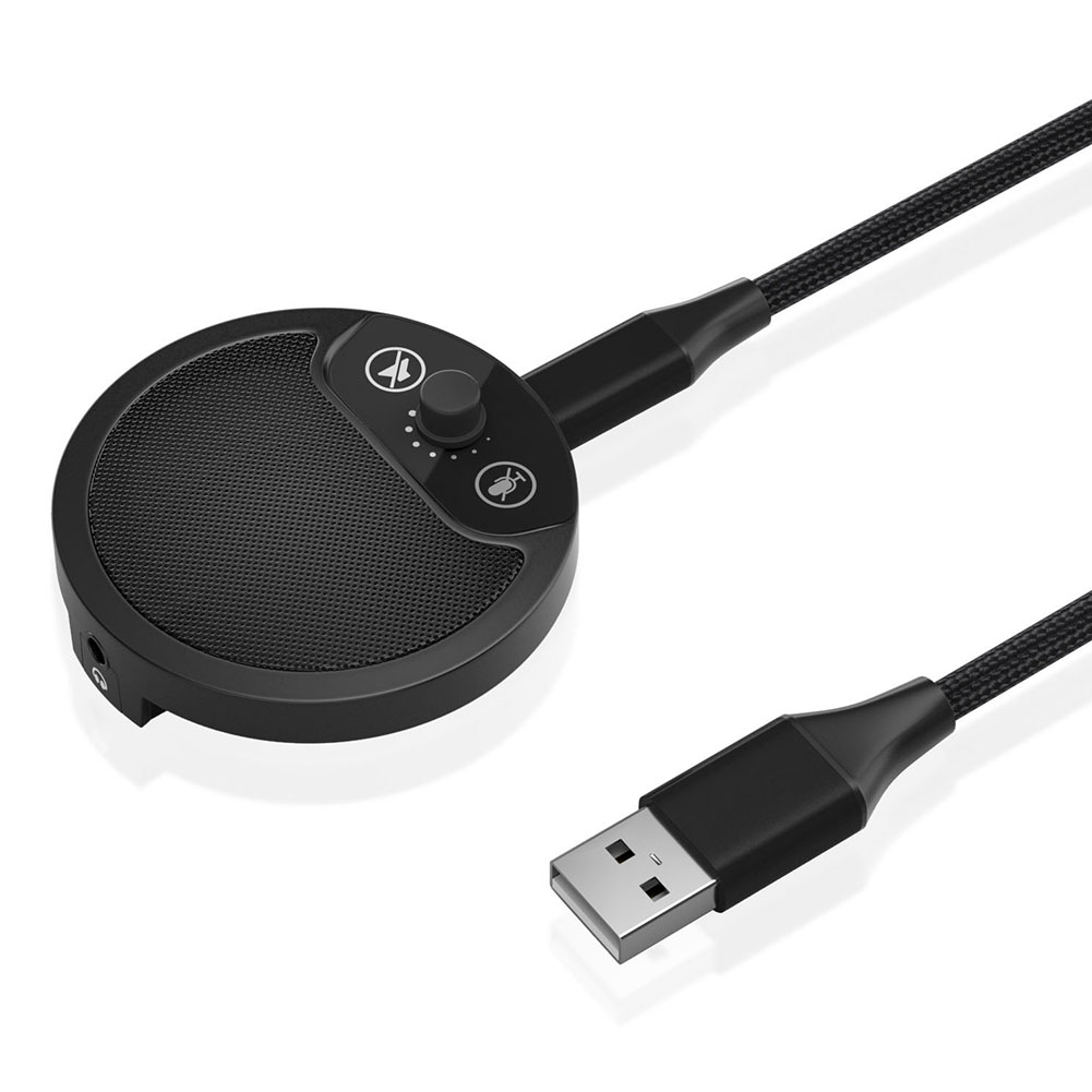 

Desktop USB Microphone Condenser Mic 3.5mm Jack Recording for PC Laptop, 501 Original