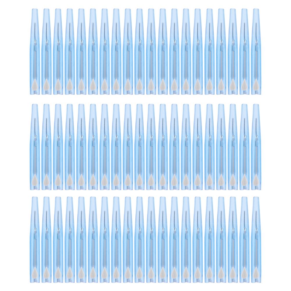 

60pcs 0.7mm Dental Slim Soft Interdental Brush Oral Care Tooth Pick Tooth Push-Pull Interdental Brush, 501 Original