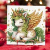 uk.everydayedeals 6Pcs DIY Diamond Painting Greeting Card - Unicorn Family