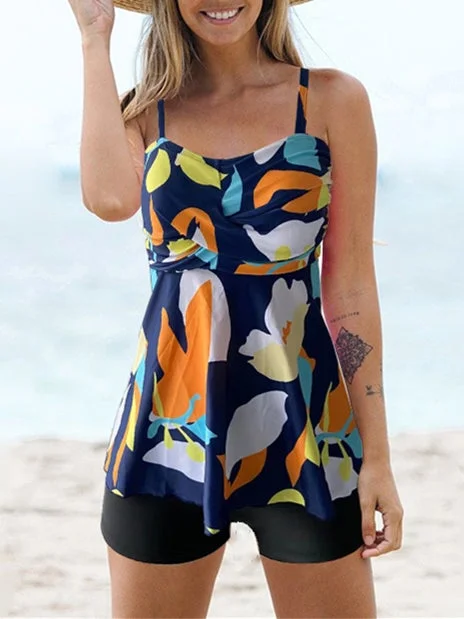 Women Half Sleeve V-neck Solid Color Dress