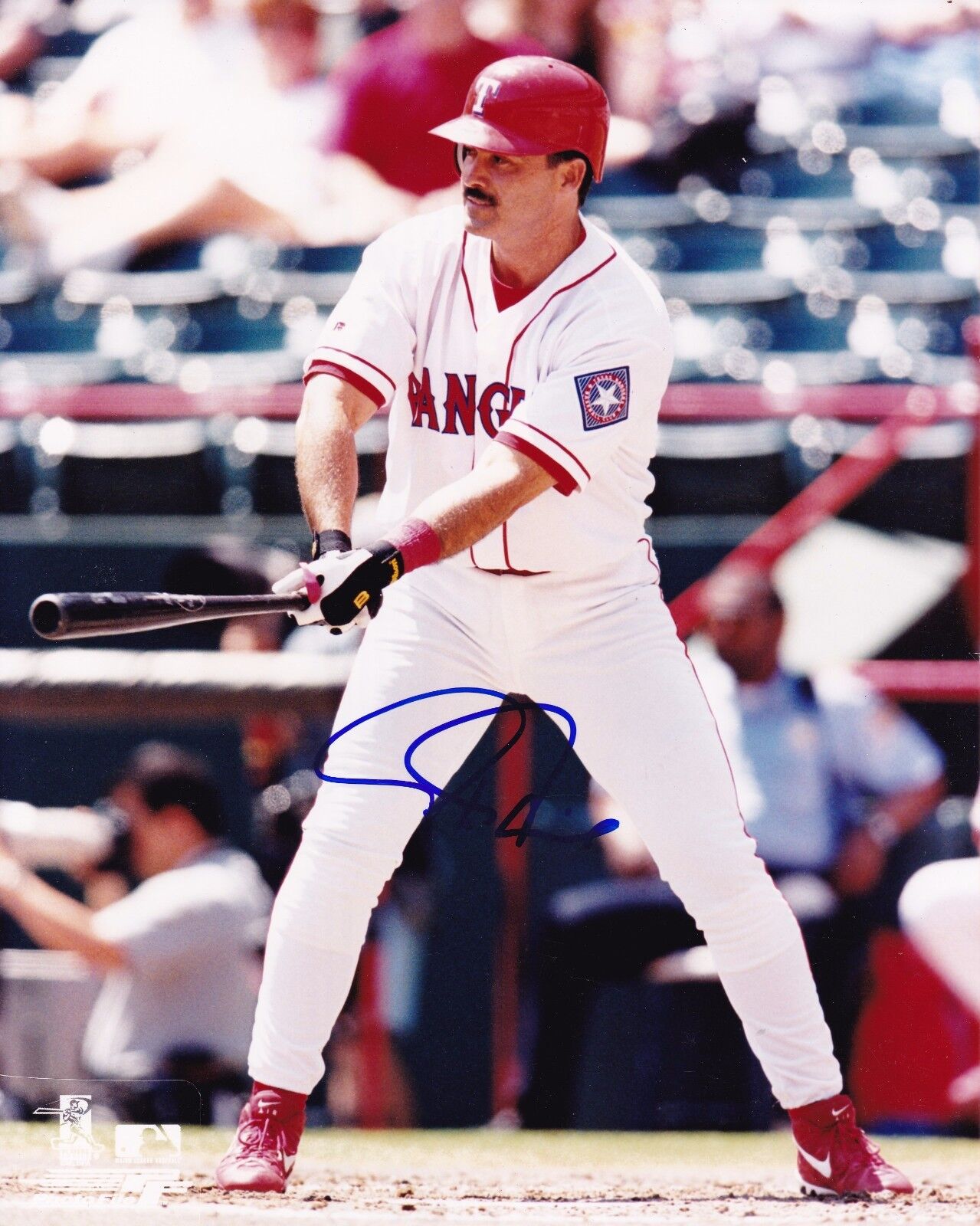 Rafael Palmeiro autographed 8x10 Texas Rangers#S937