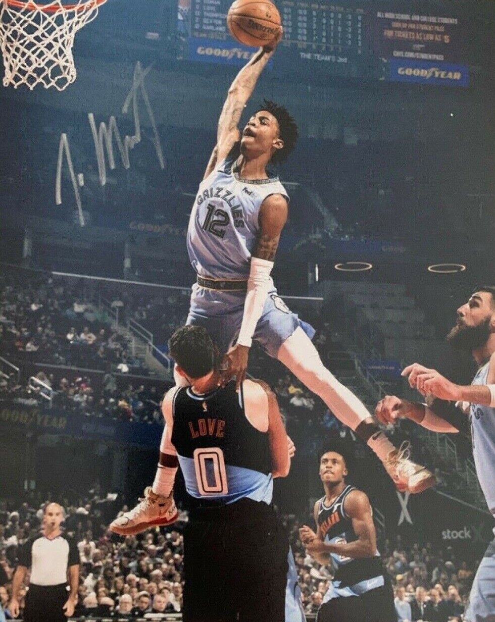 Ja Morant Autographed Signed 8x10 Photo Poster painting ( Grizzlies ) REPRINT ,