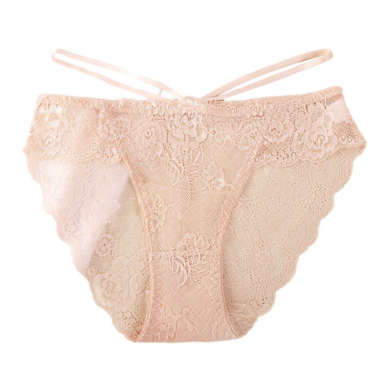 Lovingerie - Sexy Women's Signature Lace Thong Low Rise with Breathable Cotton Crotch