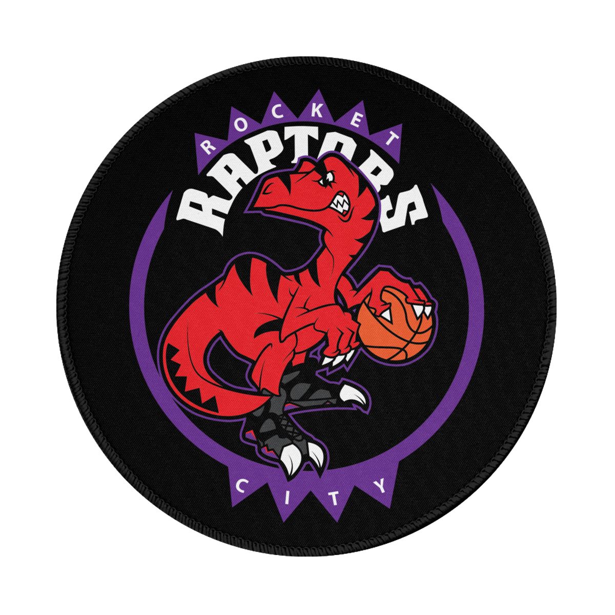 Toronto Raptors Rocket City Raptors Logo Gaming Round Mousepad for Computer Laptop