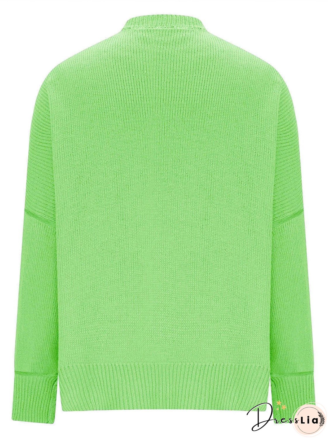 Round Neck Long Sleeve Sweater