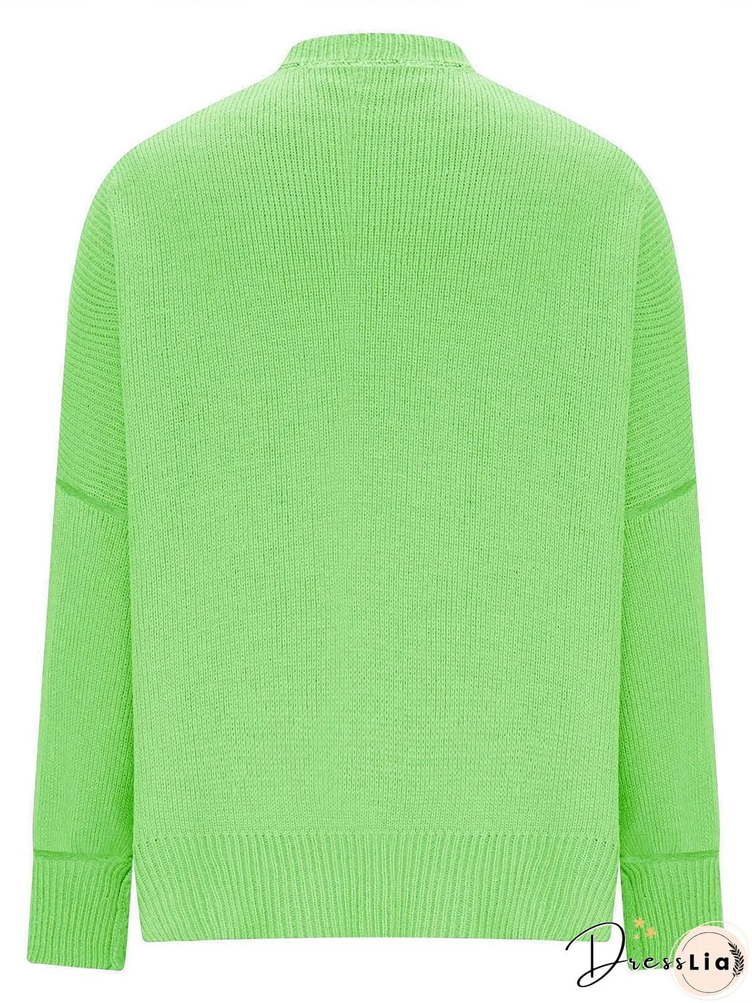 Round Neck Long Sleeve Sweater