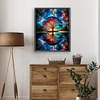 (US Only)Paint By Numbers Kit On Canvas DIY Oil Art Tree Picture Home Wall Decor40x50cm