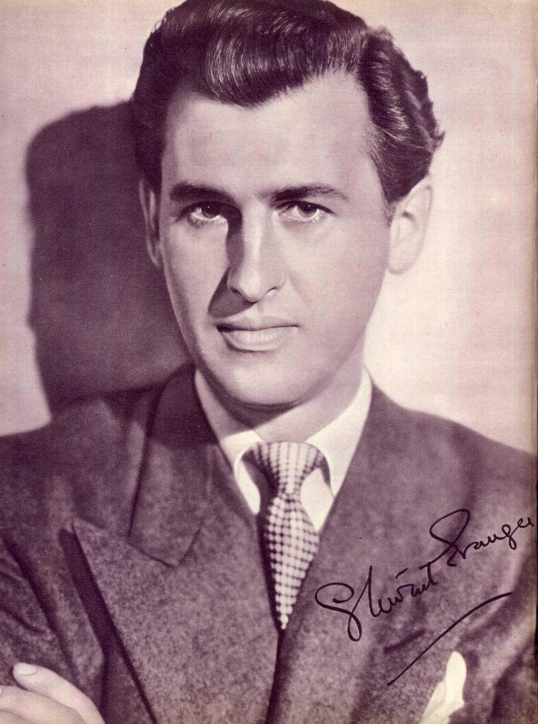 STEWART GRANGER Signed Photo Poster paintinggraph - Film Actor - preprint